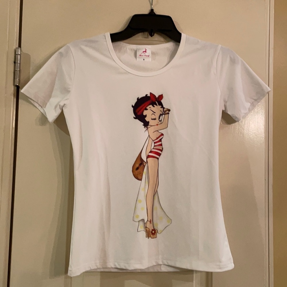 Super cute Betty Boop in swimsuit t-shirt Junior size S